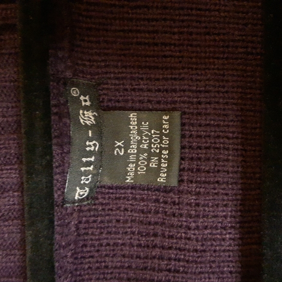 Eggplant (Purple) Sweater (#64) - Picture 6 of 8